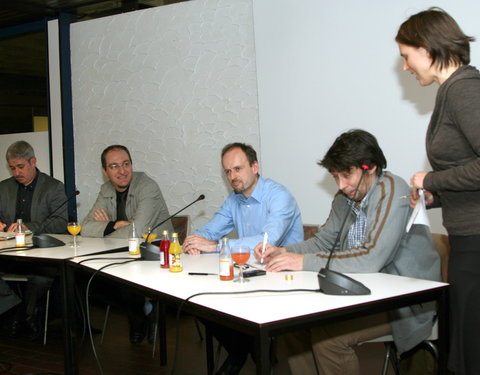 'Groene Middag' in het studentenrestaurant Overpoort als afsluiter van de 2de energiecampagne-32009