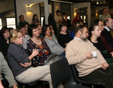 'Groene Middag' in het studentenrestaurant Overpoort als afsluiter van de 2de energiecampagne-32014