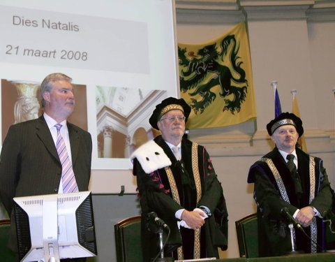 Dies Natalisviering 2008, met uitreiking van eredoctoraten-32041