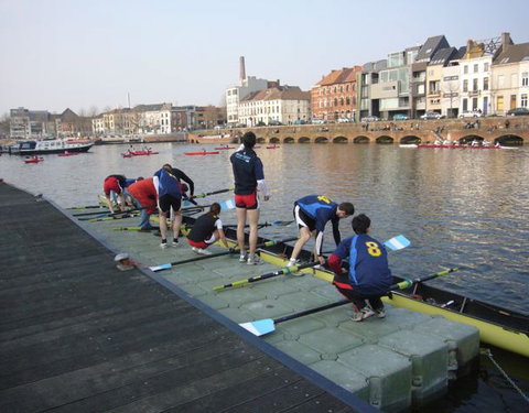 Eerste studentenroeiregatta te Gent (Portus Ganda)-32164