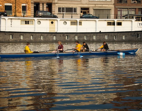 Eerste studentenroeiregatta te Gent (Portus Ganda)-32181