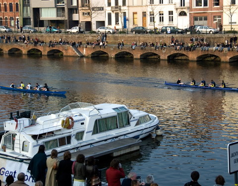 Eerste studentenroeiregatta te Gent (Portus Ganda)-32191