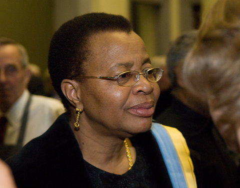 Uitreiking eredoctoraat aan Graça Machel