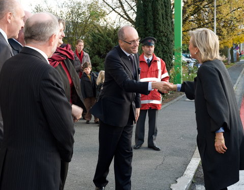 Bezoek van prinses Astrid n.a.v. uitreiking van driejaarlijkse Prijs De Beys aan het International Centre for Reproductive Healt