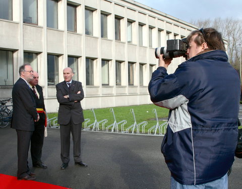 Koning Albert II bezoekt fotonica-onderzoekslab van de UGent-32872