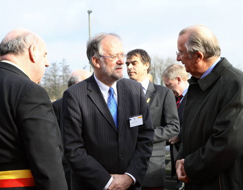 Koning Albert II bezoekt fotonica-onderzoekslab van de UGent-32879