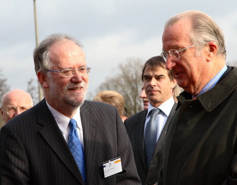 Koning Albert II bezoekt fotonica-onderzoekslab van de UGent-32880