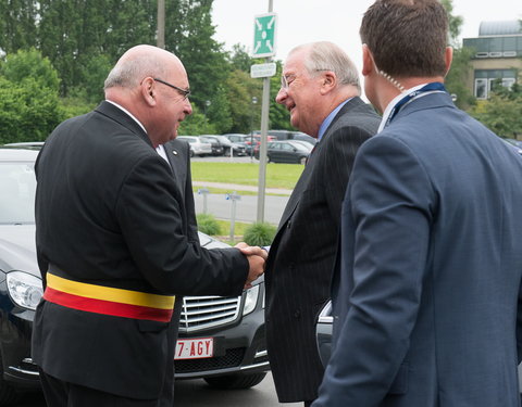 Bezoek Koning Albert aan het UGent-VIB Onderzoeksgebouw FSVM-33594