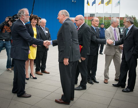 Bezoek Koning Albert aan het UGent-VIB Onderzoeksgebouw FSVM-33596