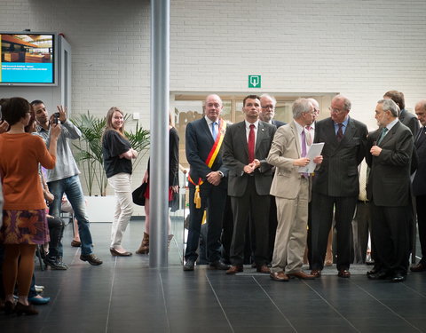 Bezoek Koning Albert aan het UGent-VIB Onderzoeksgebouw FSVM-33605