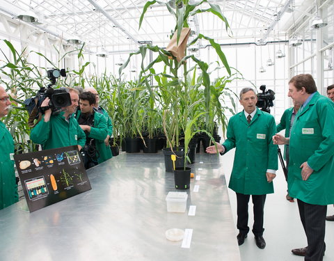 Bezoek Koning Albert aan het UGent-VIB Onderzoeksgebouw FSVM-33610