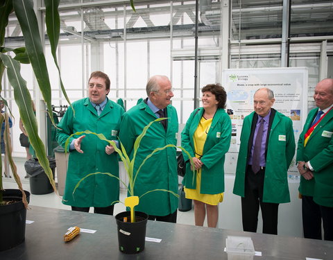 Bezoek Koning Albert aan het UGent-VIB Onderzoeksgebouw FSVM-33617