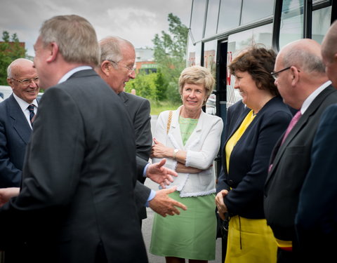 Bezoek Koning Albert aan het UGent-VIB Onderzoeksgebouw FSVM-33623