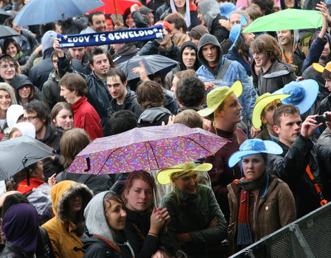 Student Kick-off 2007 op het Sint-Pietersplein-33635