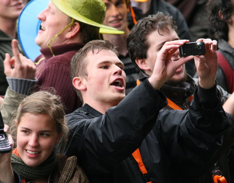 Student Kick-off 2007 op het Sint-Pietersplein-33640