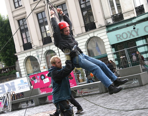 Student Kick-off 2007 op het Sint-Pietersplein-33658