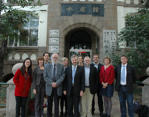 UGent delegatie bezoekt Qingdao (havenstad in provincie Shandong, China) ter bespreking van een project rond Blue Biotechnology 