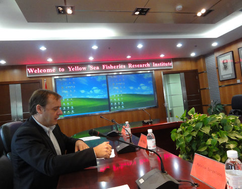 UGent delegatie bezoekt Qingdao (havenstad in provincie Shandong, China) ter bespreking van een project rond Blue Biotechnology 