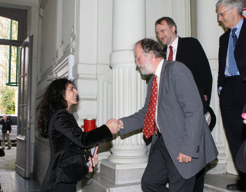 Werkbezoek van minister Arena aan het Universitair Centrum voor Talenonderwijs (UCT)-33950