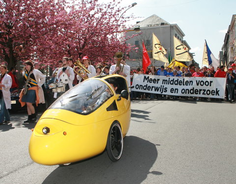 Studenten en medewerkers UGent betogen voor eerlijke financiering-34083