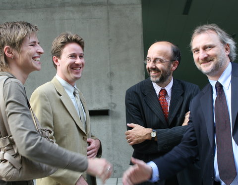 Opening nieuwbouw aan de Tweekerkenstraat van de faculteit Economie en Bedrijfskunde-35115