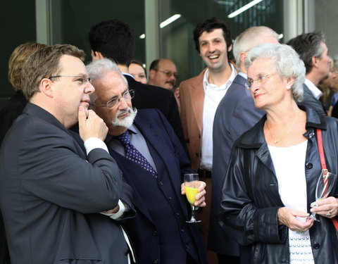 Opening nieuwbouw aan de Tweekerkenstraat van de faculteit Economie en Bedrijfskunde-35116