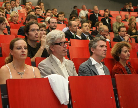 Opening nieuwbouw aan de Tweekerkenstraat van de faculteit Economie en Bedrijfskunde-35132