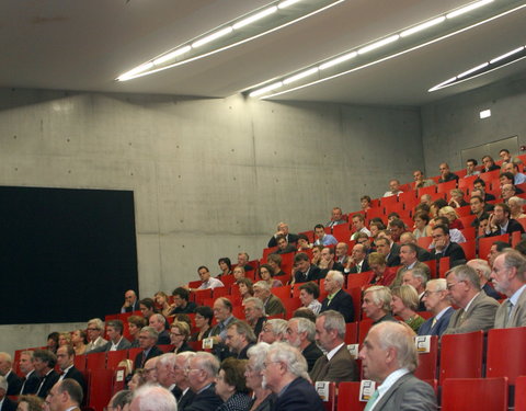 Opening nieuwbouw aan de Tweekerkenstraat van de faculteit Economie en Bedrijfskunde-35136