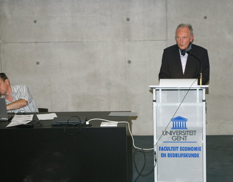 Opening nieuwbouw aan de Tweekerkenstraat van de faculteit Economie en Bedrijfskunde-35138