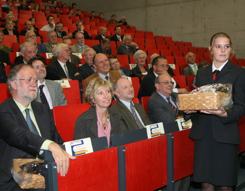 Opening nieuwbouw aan de Tweekerkenstraat van de faculteit Economie en Bedrijfskunde-35145