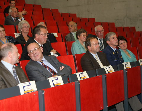 Opening nieuwbouw aan de Tweekerkenstraat van de faculteit Economie en Bedrijfskunde-35146