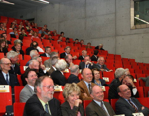 Opening nieuwbouw aan de Tweekerkenstraat van de faculteit Economie en Bedrijfskunde-35147