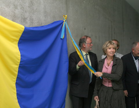 Opening nieuwbouw aan de Tweekerkenstraat van de faculteit Economie en Bedrijfskunde-35150