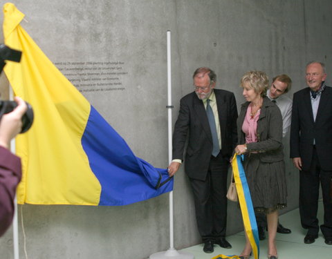 Opening nieuwbouw aan de Tweekerkenstraat van de faculteit Economie en Bedrijfskunde-35151