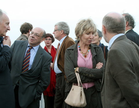 Opening nieuwbouw aan de Tweekerkenstraat van de faculteit Economie en Bedrijfskunde-35154