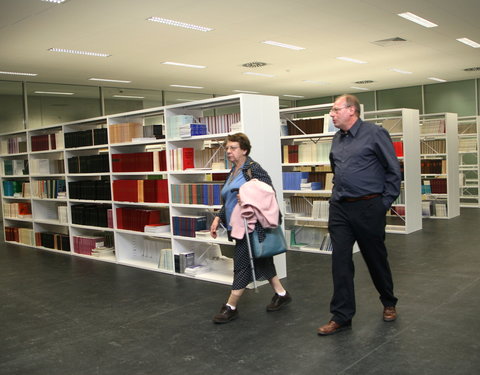 Opening nieuwbouw aan de Tweekerkenstraat van de faculteit Economie en Bedrijfskunde