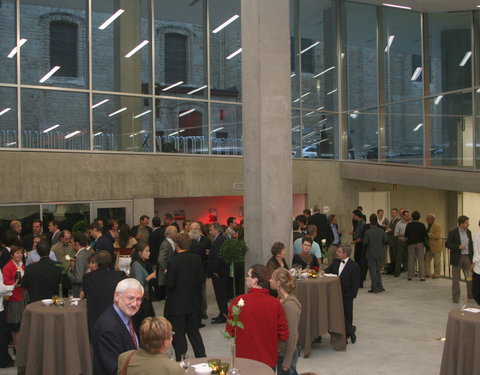 Opening nieuwbouw aan de Tweekerkenstraat van de faculteit Economie en Bedrijfskunde-35167