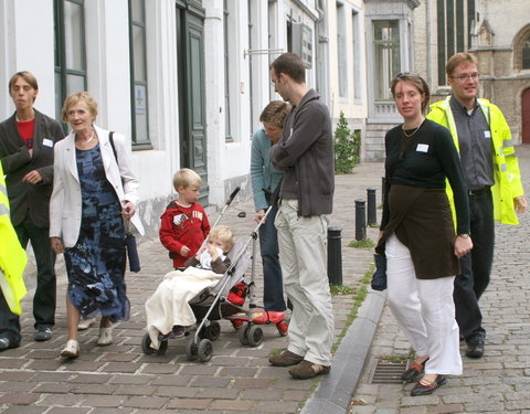 Inhuldiging van nieuwe wandelroute langs universitaire gebouwen-35178