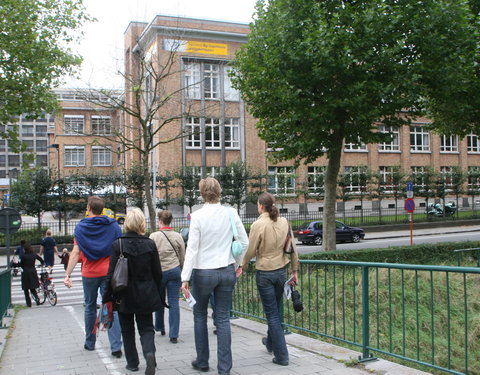 Inhuldiging van nieuwe wandelroute langs universitaire gebouwen-35179