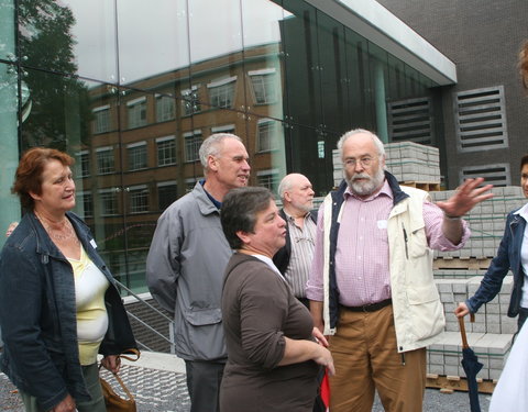 Inhuldiging van nieuwe wandelroute langs universitaire gebouwen-35181