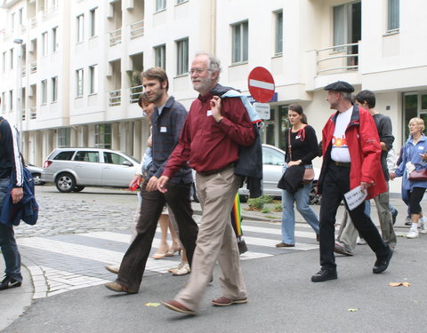 Inhuldiging van nieuwe wandelroute langs universitaire gebouwen-35183