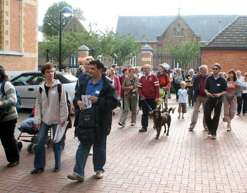 Inhuldiging van nieuwe wandelroute langs universitaire gebouwen-35184