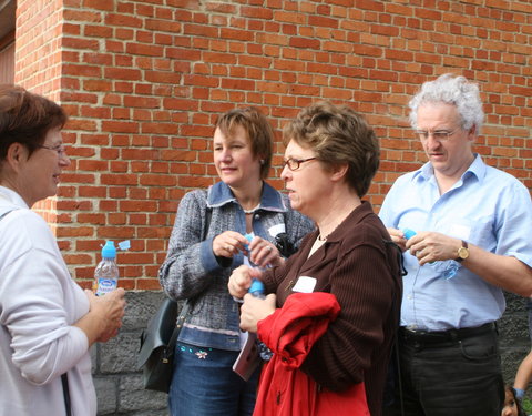 Inhuldiging van nieuwe wandelroute langs universitaire gebouwen-35189