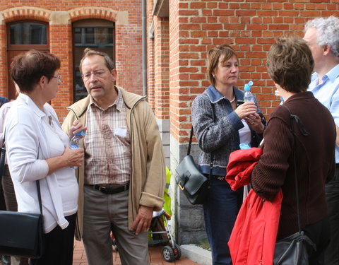 Inhuldiging van nieuwe wandelroute langs universitaire gebouwen-35190