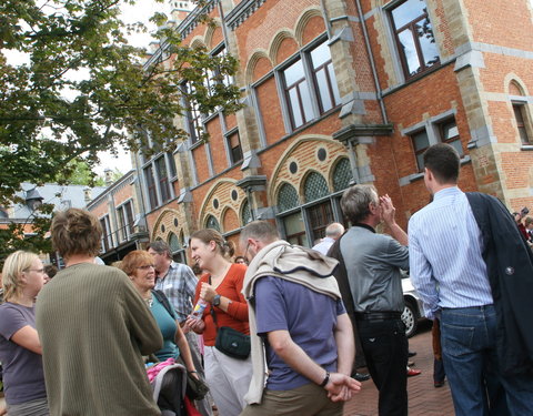 Inhuldiging van nieuwe wandelroute langs universitaire gebouwen-35192