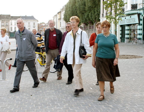 Inhuldiging van nieuwe wandelroute langs universitaire gebouwen-35198