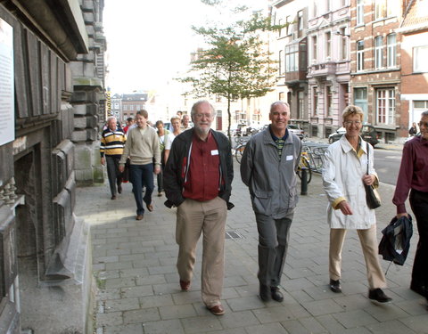 Inhuldiging van nieuwe wandelroute langs universitaire gebouwen-35202