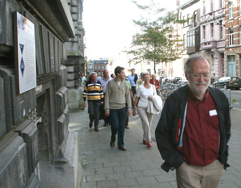 Inhuldiging van nieuwe wandelroute langs universitaire gebouwen-35203