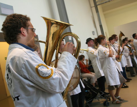 Inhuldiging van nieuwe wandelroute langs universitaire gebouwen-35210