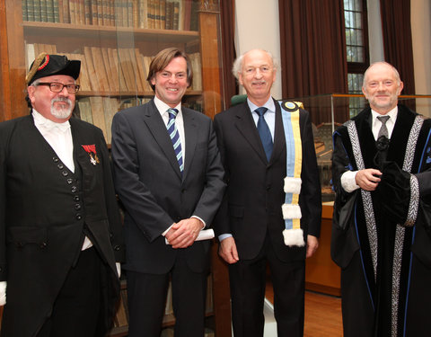 Uitreiking institutioneel eredoctoraat UGent in samenwerking met de Stad Gent aan Tahar Ben Jelloun-3594